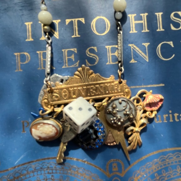 Necklace vintage Vegas Souvenir vibe Handmade By Etsy Artist ONE OF A KIND - Picture 11 of 11